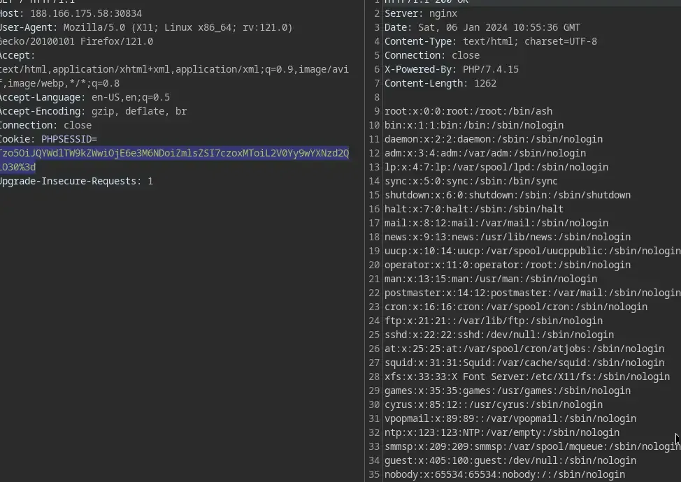 content of passwd file Content of /etc/passwd